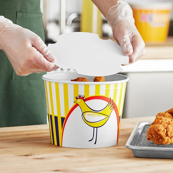 [9904-US] BUCKET CHICKEN, With Lid, 85 oz, Choice, 100 ct /-cs