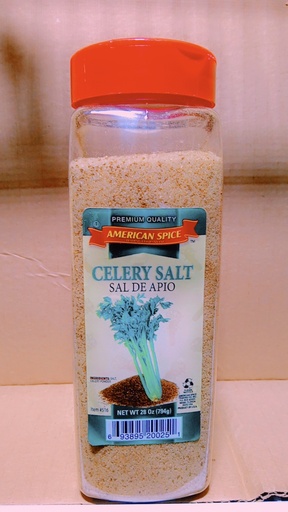 [8453-US] CELERY SALT, American Spice, 6-28 oz 