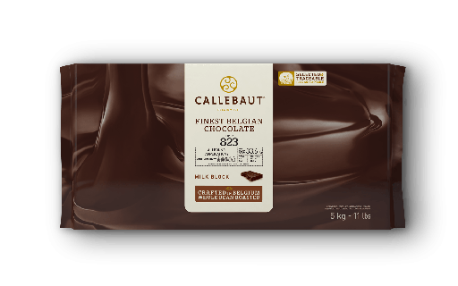 [3209-US] CHOCOLATE, Milk, Block # 823, Finest, Belgian, Callebaut, 11 lb
