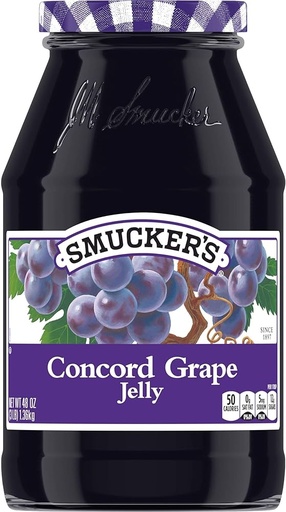 [5374-US] JAM, Concord Grape, Jelly, Smucker's, 6-3 lb