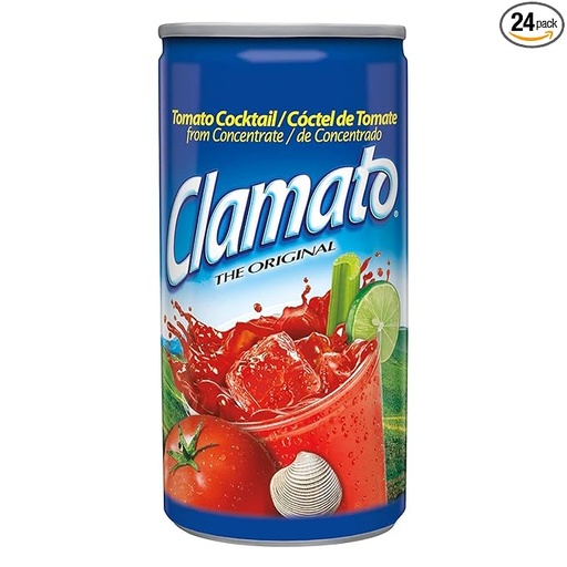 [2122-US] JUICE, Clamato, Cocktail, 24-5.5 oz 